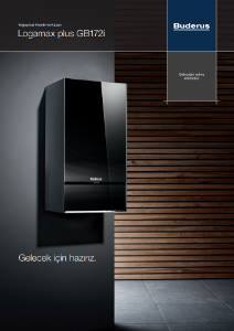 Resim Buderus GB172İ 3 Yıl Garantili Tam Yoğuşmalı 30 KW Siyah Kombi